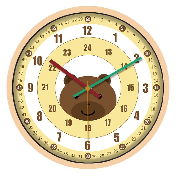 Orologio da parete didattico per bambini