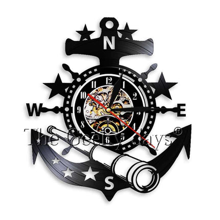 Orologio da parete in vinile ancora