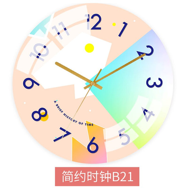 Orologio da parete colorato stile nordico