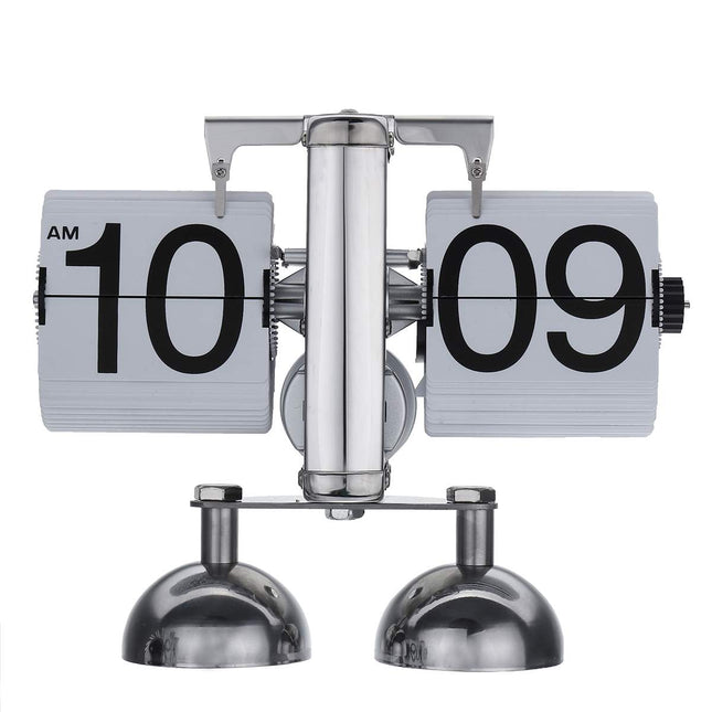 Grande orologio flip da tavolo meccanico