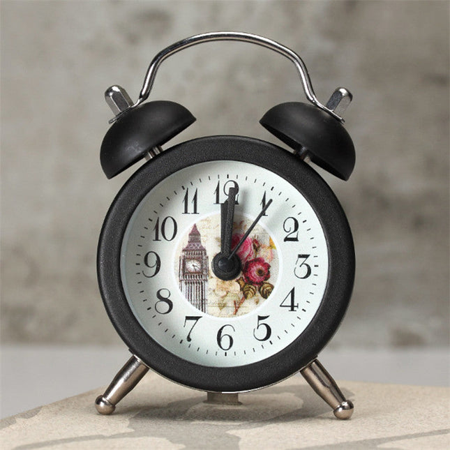 Sveglia classica rotonda con doppia campana