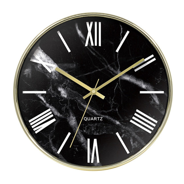 Orologio da parete moderno effetto marmo