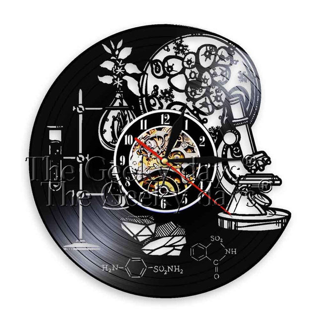 Orologio vinile tavola periodica degli elementi