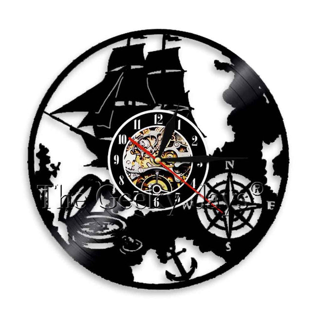 Orologio da parete in vinile ancora