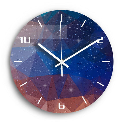 Orologio da parete rotondo tema galassia