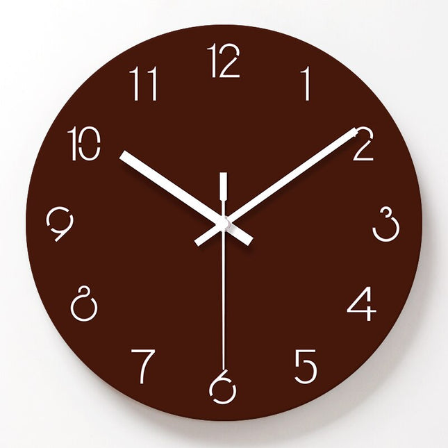 Orologio da parete rotondo design minimalista