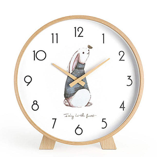 Orologio da tavolo minimalista in legno