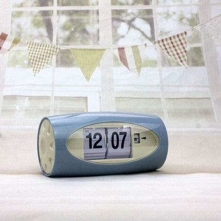 Piccolo orologio flip da tavolo retrò