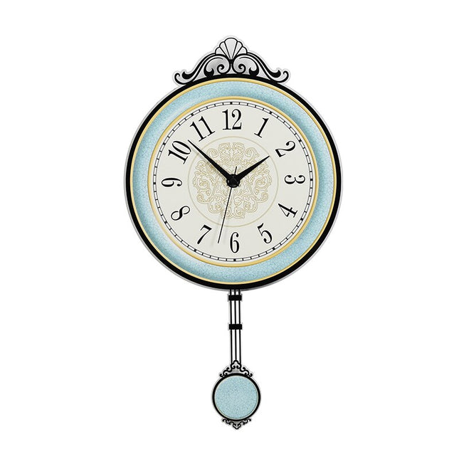 Orologio a pendolo da parete blu