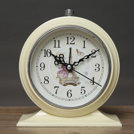 Sveglia da tavolo rotonda stile vintage