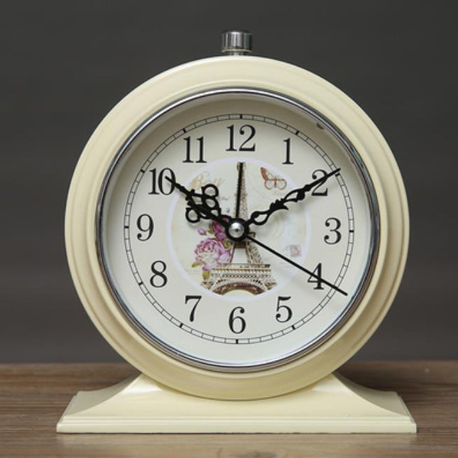 Sveglia da tavolo rotonda stile vintage