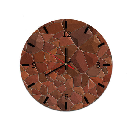 Orologio da parete industriale effetto legno