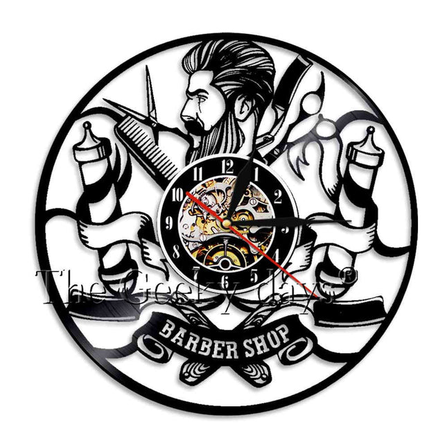 Orologio da parete per barber shop