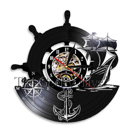 Orologio da parete in vinile ancora
