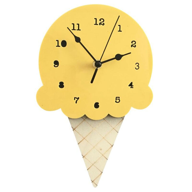 Orologio da parete a forma di gelato