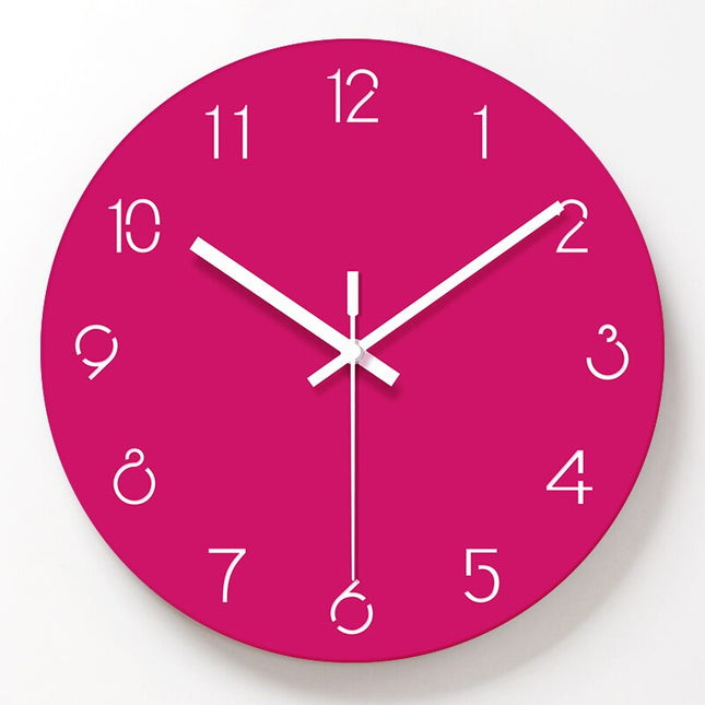 Orologio da parete rotondo design minimalista