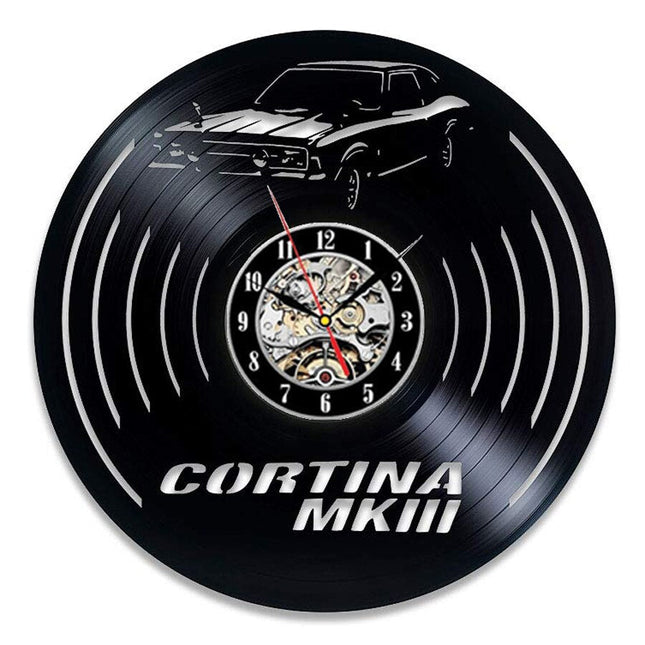 Orologio da parete vinile auto Mustang