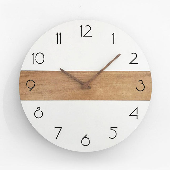Orologio da parete design nordico legno