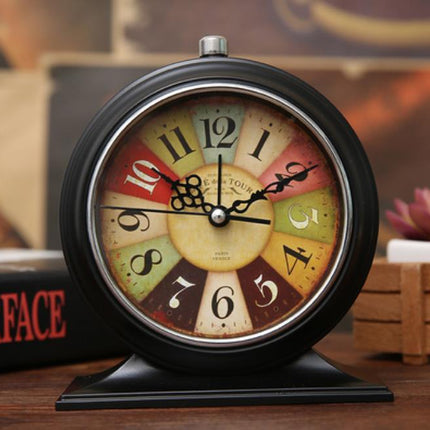 Sveglia da tavolo rotonda stile vintage