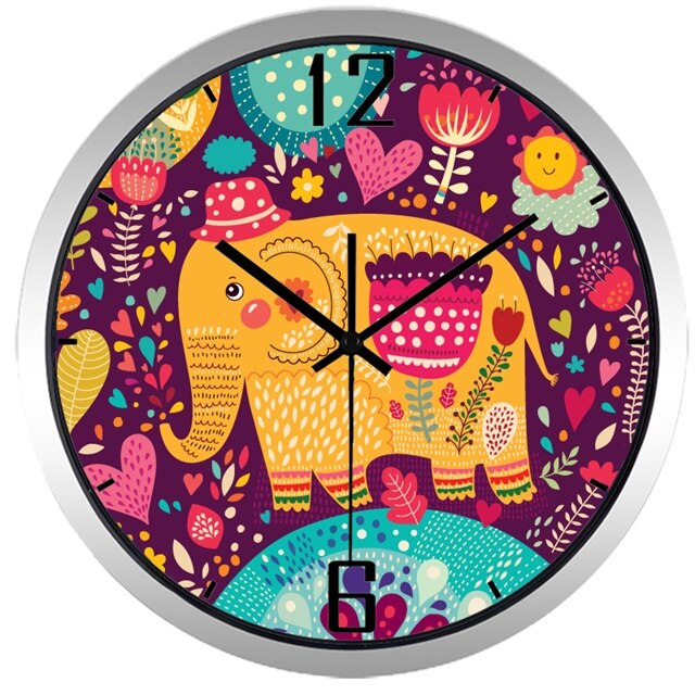 Orologio da parete con disegno cane