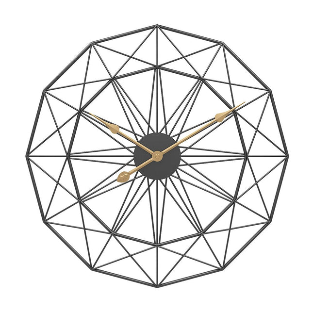 Orologio da parete in ferro geometrico