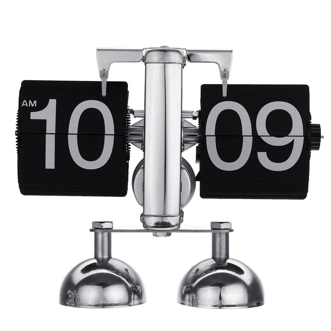 Grande orologio flip da tavolo meccanico