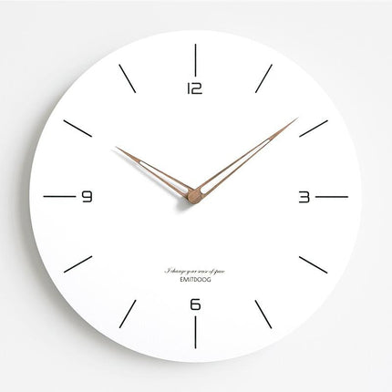 Orologio da muro moderno legno sbiancato