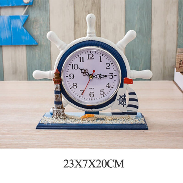 Orologio da tavolo stile marino faro