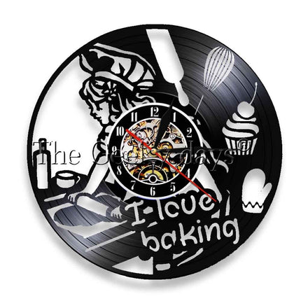 Orologio in vinile regalo per chef