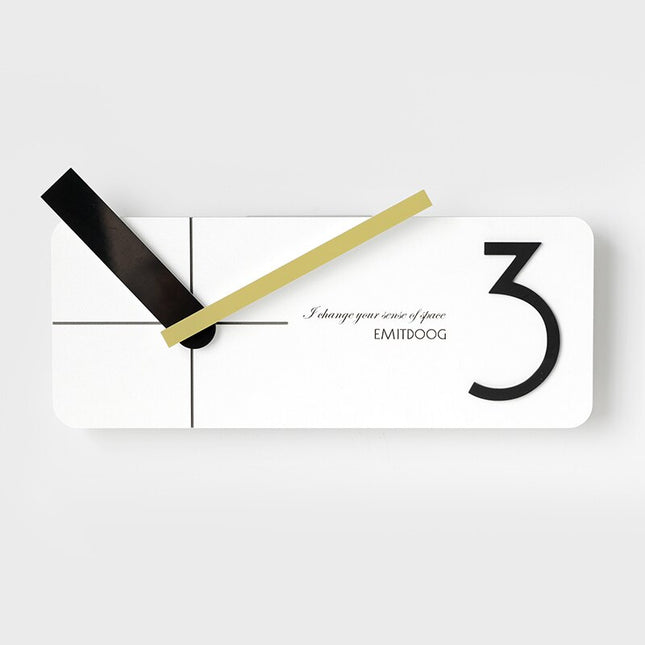 Orologio da parete rettangolare design moderno