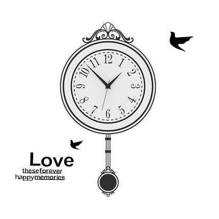 Orologio a pendolo da parete blu