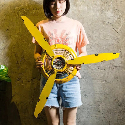 Orologio da parete vintage elica aereo