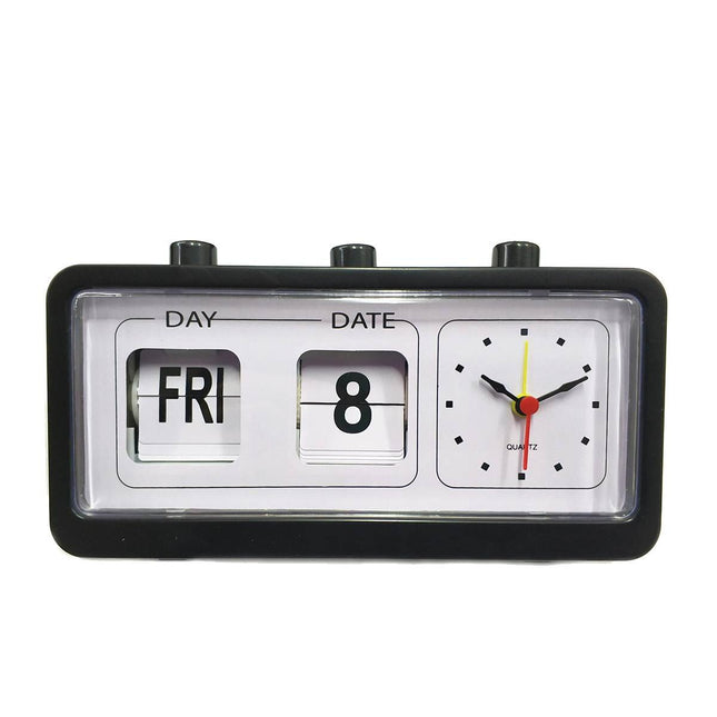 Orologio flip da tavolo con calendario