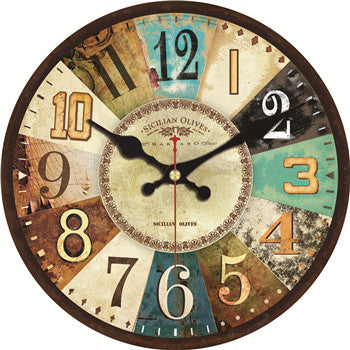 Orologio da parete rustico stile vintage