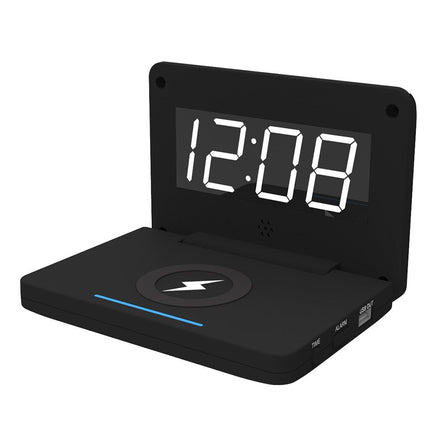 Sveglia digitale con caricatore wireless integrato