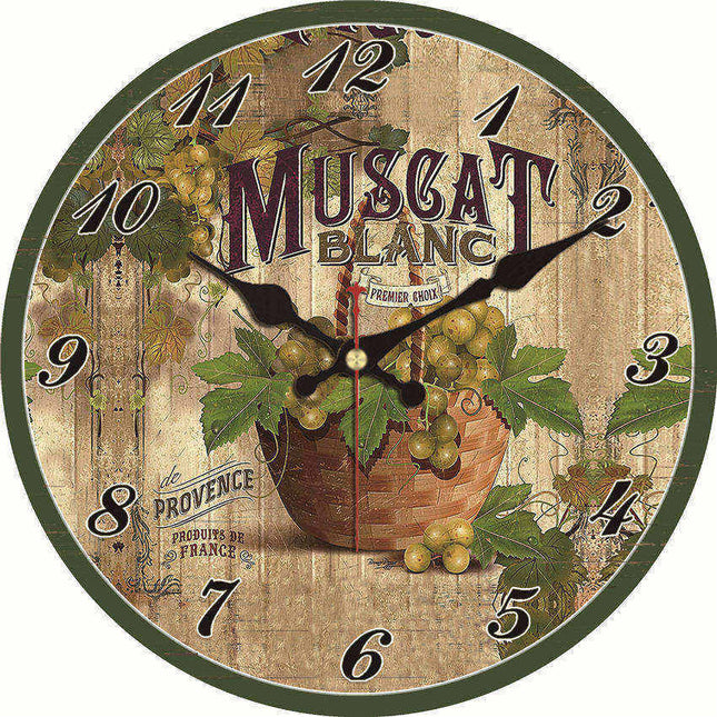 Orologio da parete vintage tema limoni