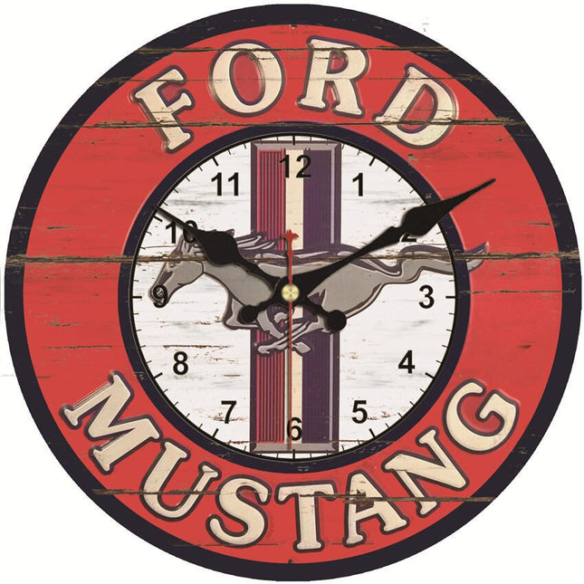 Orologio da parete vintage Ford Mustang
