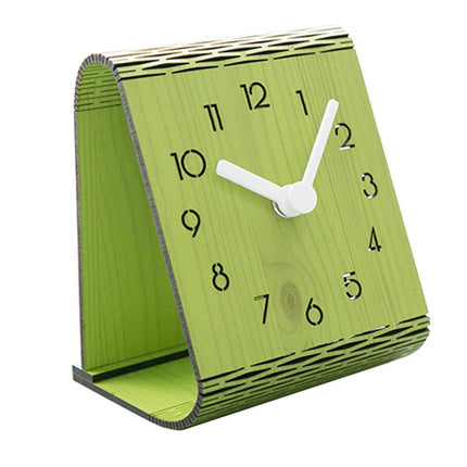 Orologio da tavolo moderno in legno