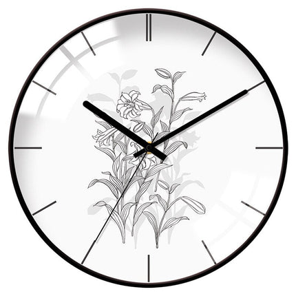 Orologio da parete nordico vetro bombato