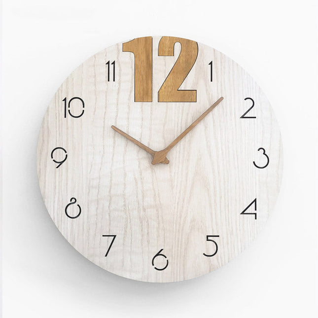 Orologio da parete design nordico legno