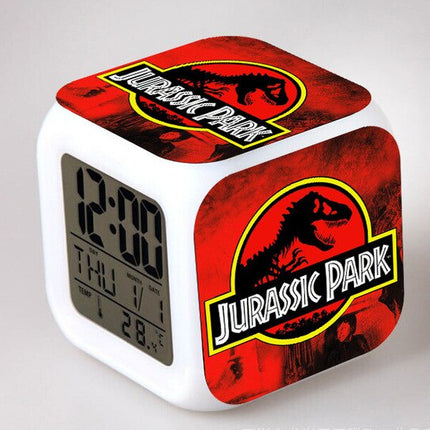 Sveglia a cubo digitale tema Jurassic Park