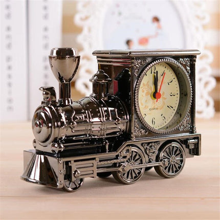 Orologio sveglia da tavolo a forma treno
