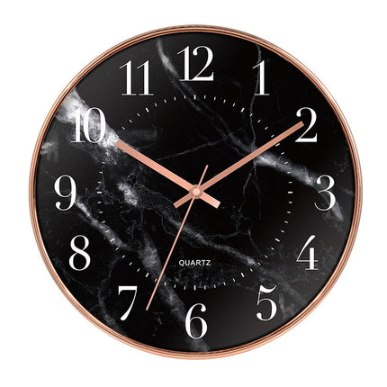 Orologio da parete moderno effetto marmo