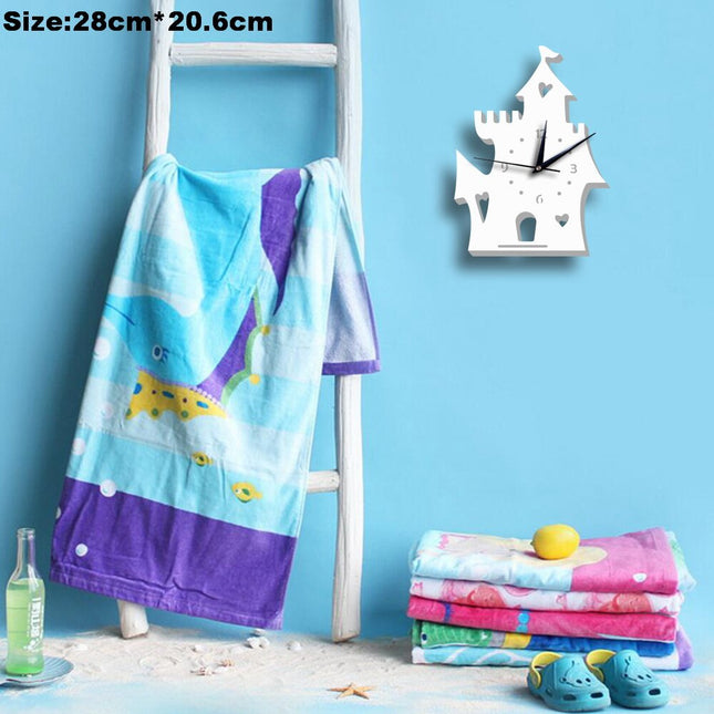 Orologio da muro a forma di pupazzo di neve