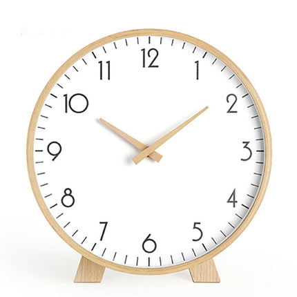 Orologio da tavolo minimalista in legno