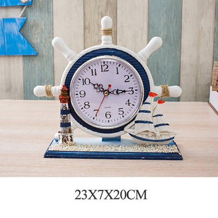 Orologio da tavolo stile marino faro