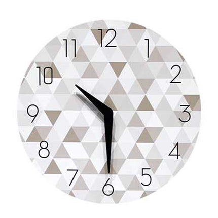 Orologio da parete design geometrico colorato