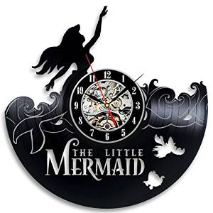 Orologio da parete vinile La Sirenetta