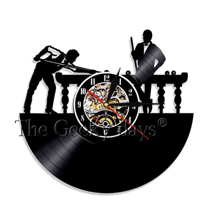 Orologio in vinile da parete biliardo