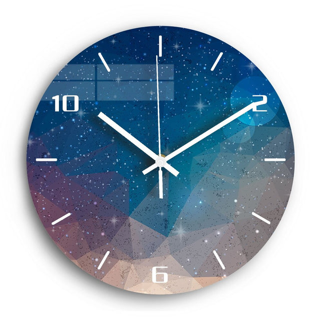 Orologio da parete rotondo tema galassia